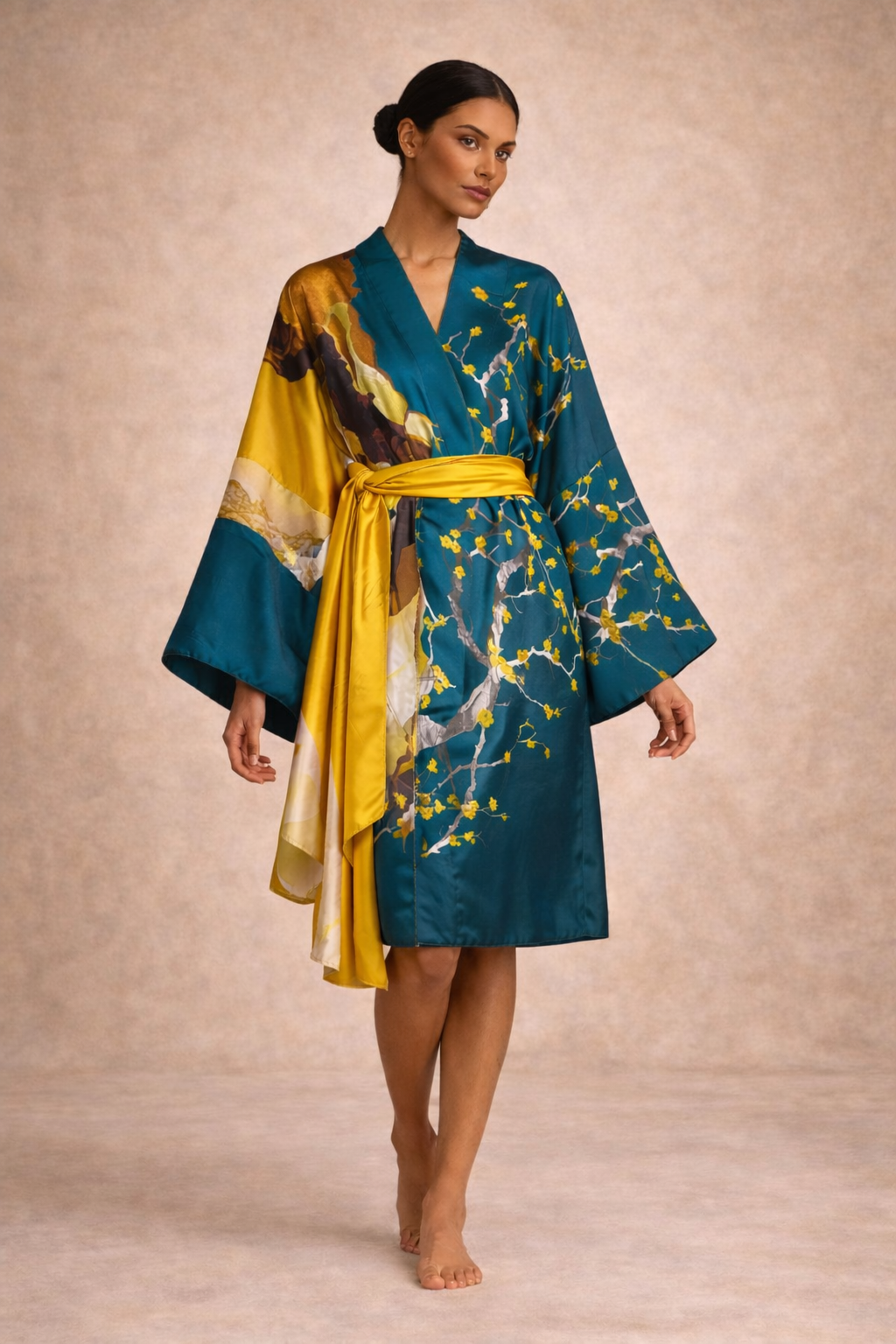 Women's Short Kimono Robe – All Inclusive Beach Cover Up