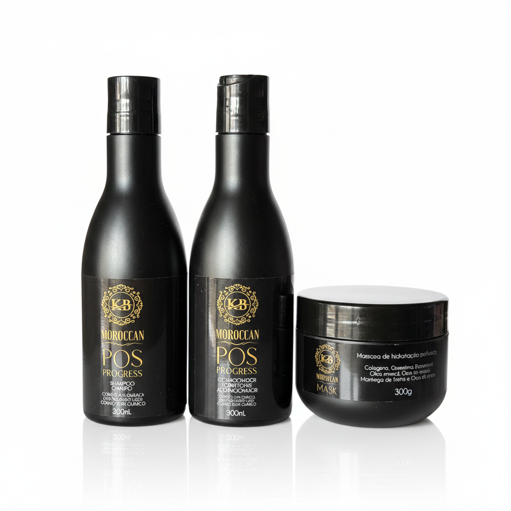 KB MOROCCAN HAIR SMOOTHING TREATMENT HOME HAIR CARE KIT