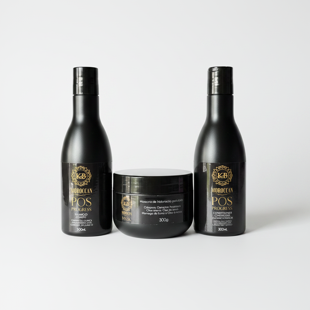 KB MOROCCAN HAIR SMOOTHING TREATMENT HOME HAIR CARE KIT