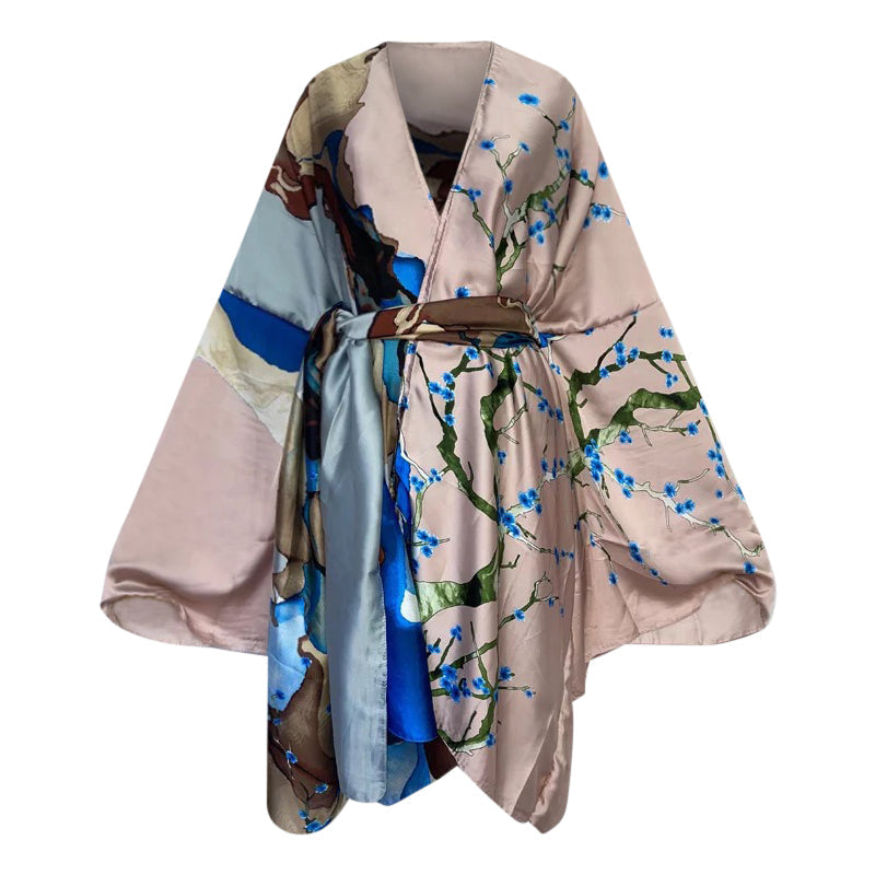 Women's Short Kimono Robe – All Inclusive Beach Cover Up